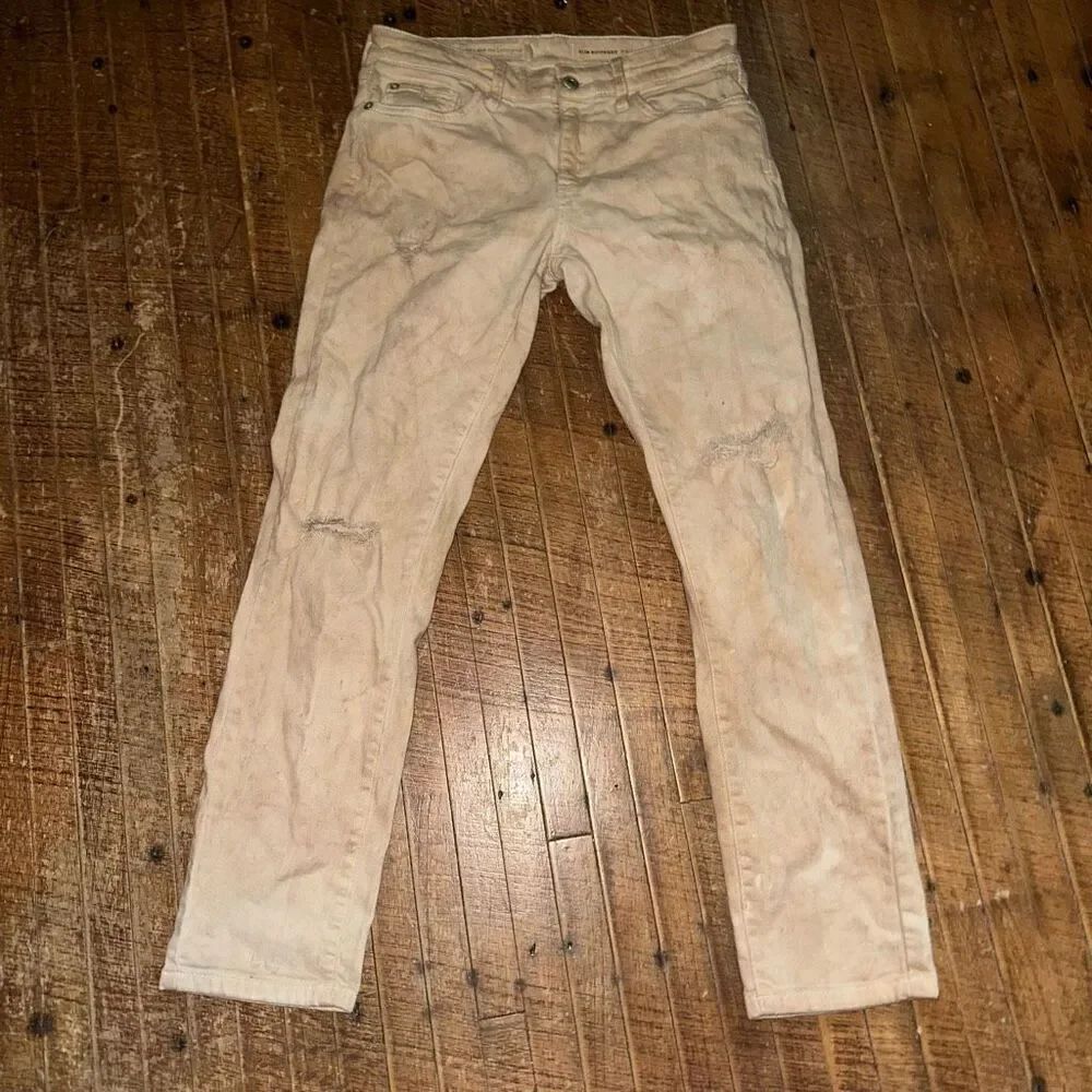 Pilcro and the Letterpress tea stain slim boyfriend 26 jeans